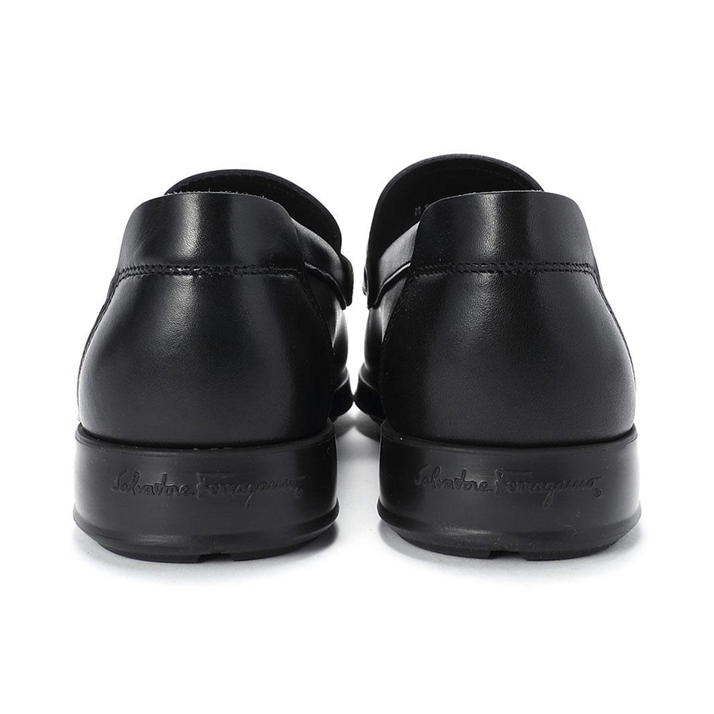 SALVATORE FERRAGAMO 男鞋黑色牛皮商务皮鞋 0585335商品第3张图片规格展示