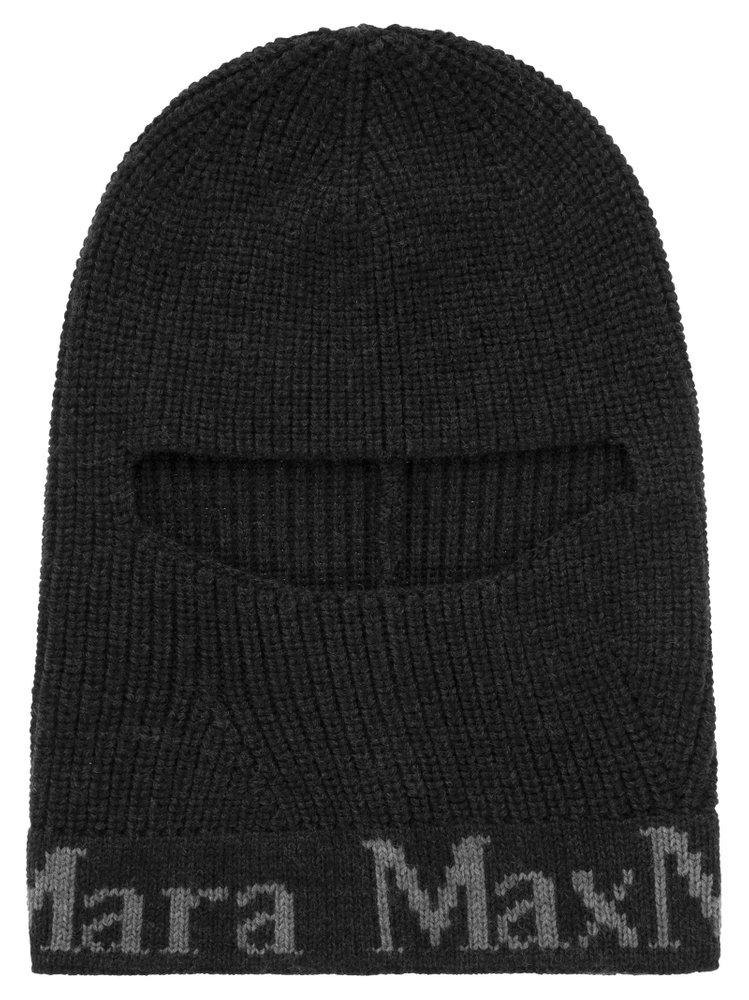 Max Mara Logo Intarsia Knitted Balaclava商品第1张图片规格展示