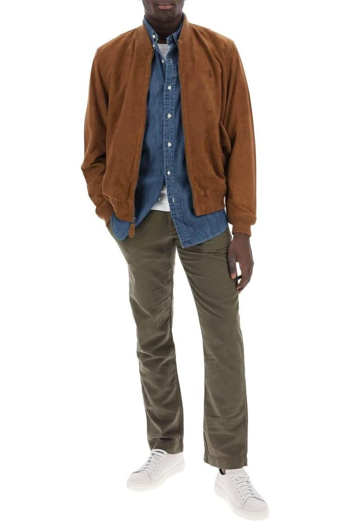 商品Ralph Lauren|Suede leather bomber jacket,价格¥4647,第2张图片详细描述