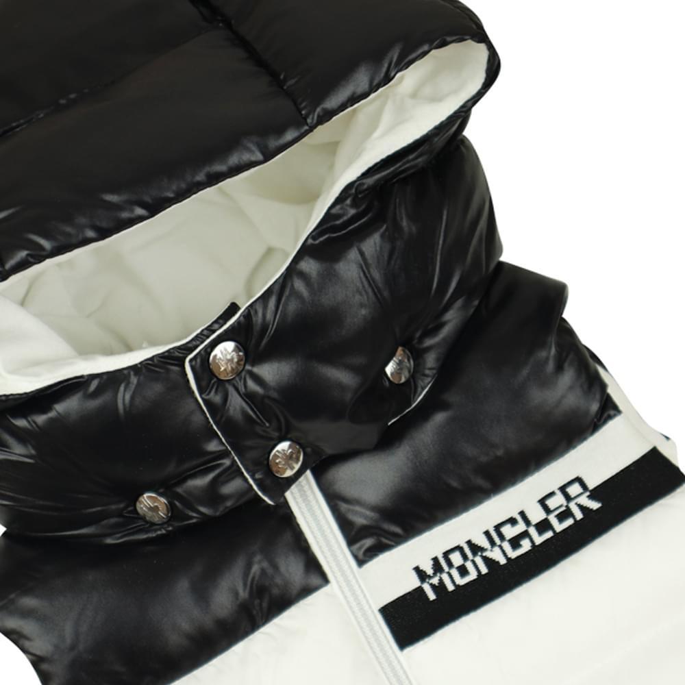 商品Moncler|Snow White & Black Nurow Padded Gilet,价格¥2667,第5张图片详细描述