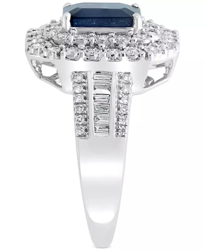 EFFY® Sapphire (1-1/2 ct. t.w) and Diamond (1/2 ct. t.w) Ring in 14K White Gold (Also Available In Tanzanite) 商品