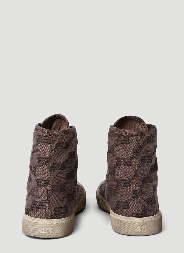 商品Balenciaga|BB Paris Distressed Sneakers in Brown,价格¥2082,第6张图片详细描述