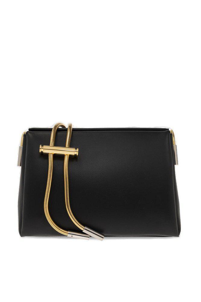 商品Marni|Marni Foldover Top Chained Shoulder Bag,价格¥12508,第1张图片