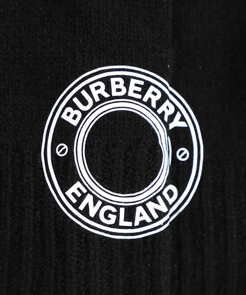 商品Burberry|Burberry logo graphic cashmere blend gloves,价格¥1956,第3张图片详细描述