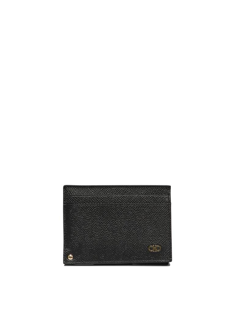 商品Salvatore Ferragamo|Gancini Wallets & Card Holders Black,价格¥1521,第1张图片