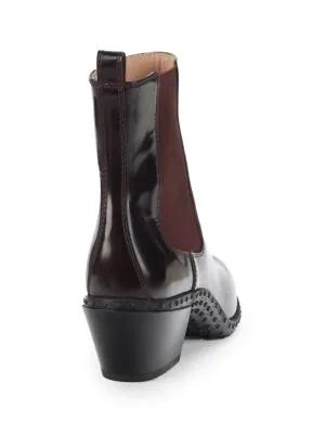​Women's Patent Leather Chelsea Boots商品第3张图片规格展示