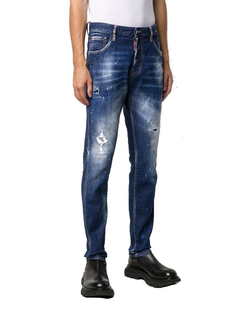 商品DSQUARED2|Dsquared2 Men's  Blue Cotton Jeans,价格¥3507,第4张图片详细描述