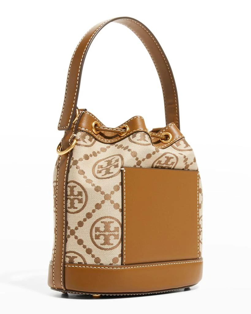 商品Tory Burch|T Monogram Jacquard Crossbody Bucket Bag,价格¥3659,第4张图片详细描述