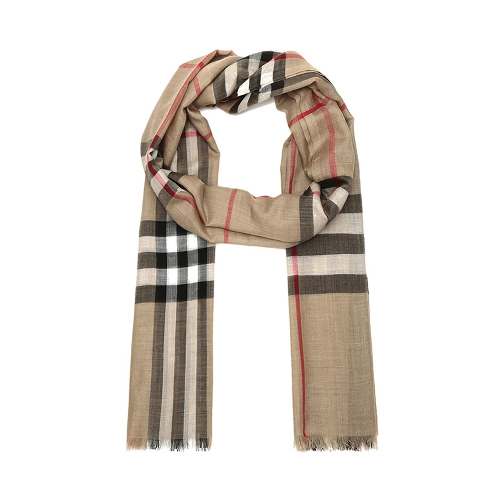 商品Burberry|BURBERRY 格纹女士围巾 8018468,价格¥2273,第1张图片