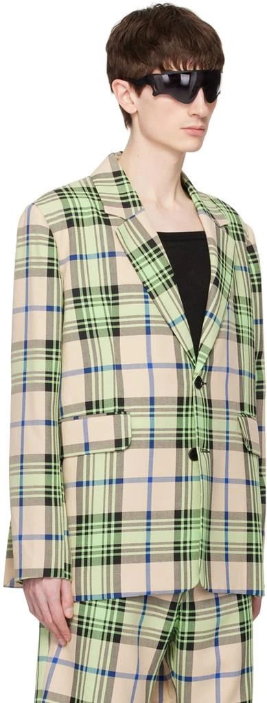 商品Henrik Vibskov|Beige & Green Note Blazer,价格¥2729,第2张图片详细描述
