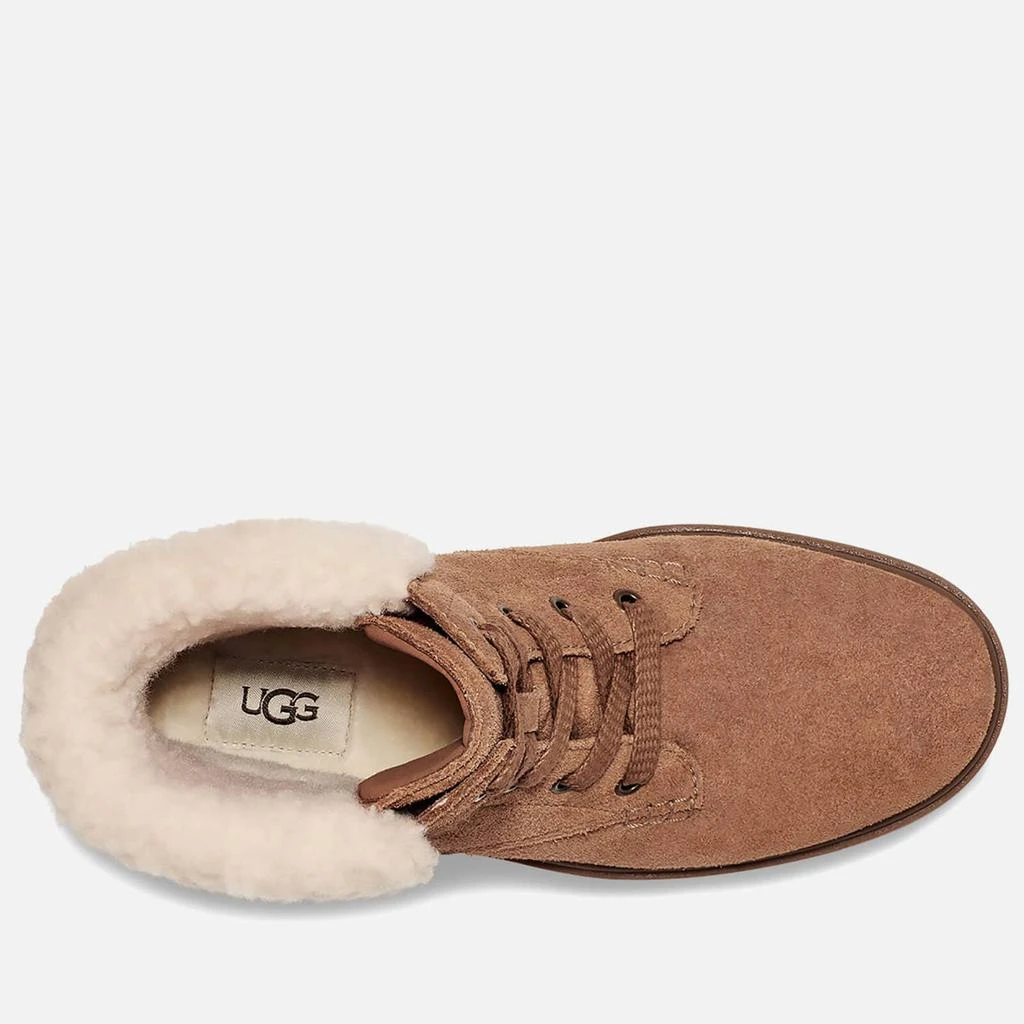 商品UGG|UGG WOMEN'S HARRISON LACE WATERPROOF SUEDE LACE UP BOOTS - CHESTNUT,价格¥853,第4张图片详细描述