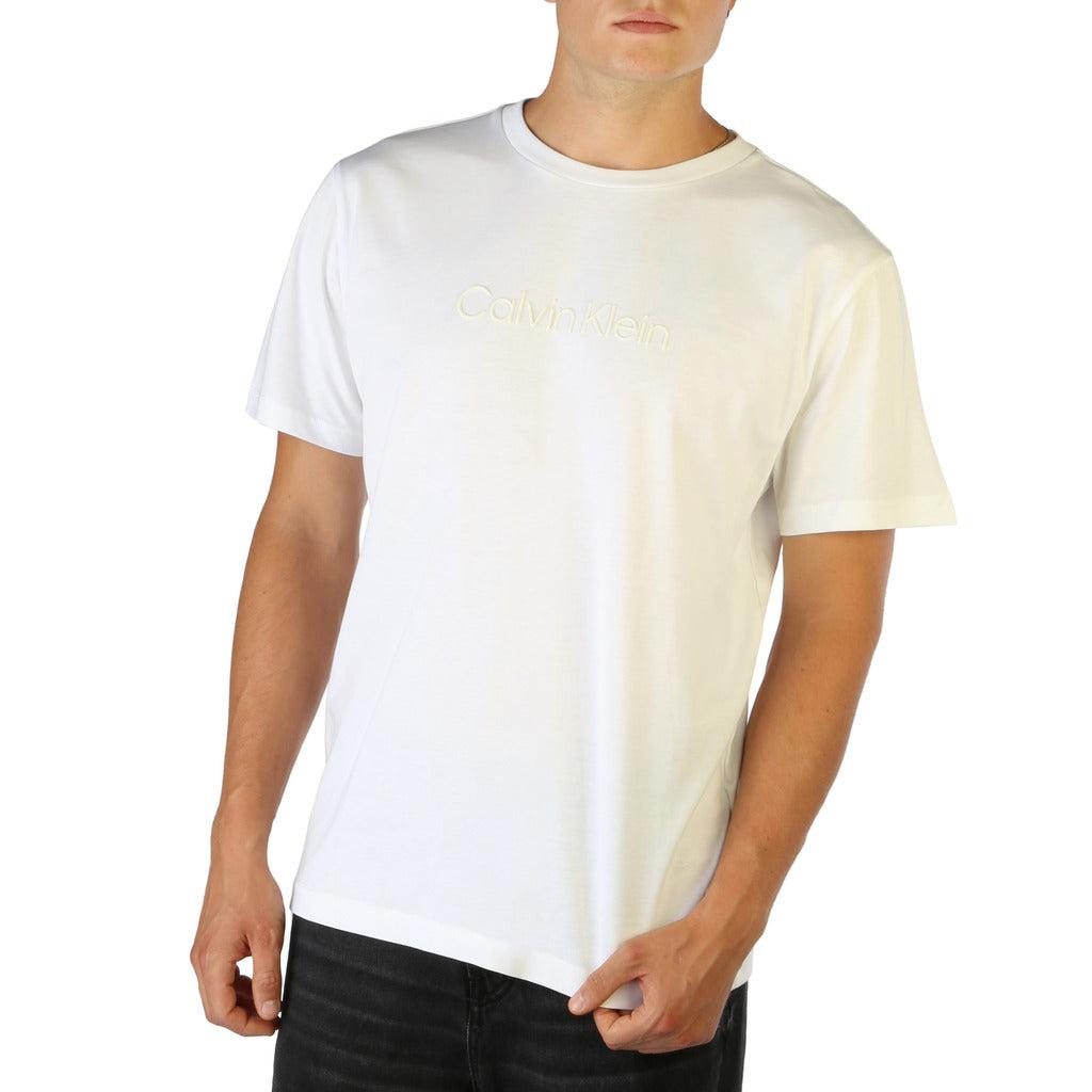 Calvin Klein cotton round neck T-Shirt商品第4张图片规格展示