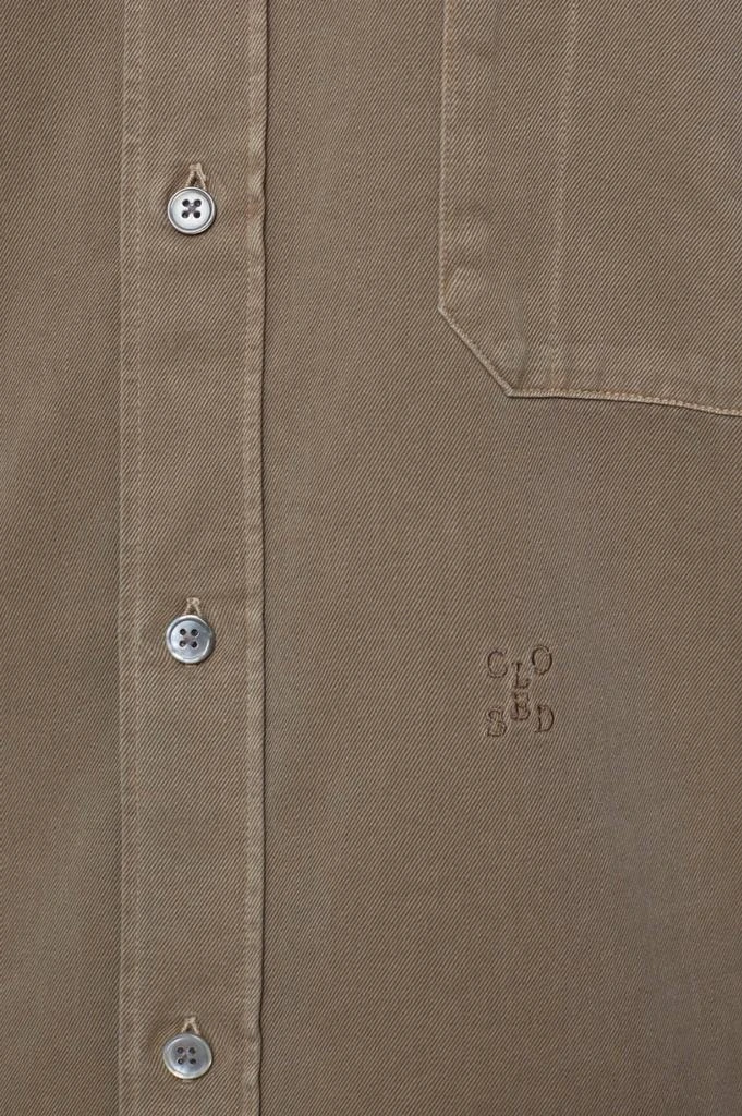 商品Closed|Formal Army Shirt In Brown Sugar,价格¥568,第4张图片详细描述