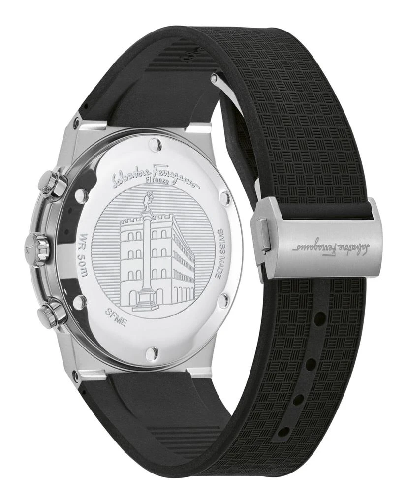 商品Salvatore Ferragamo|男士 蓝宝石计时硅胶手表,价格¥3305,第3张图片详细描述