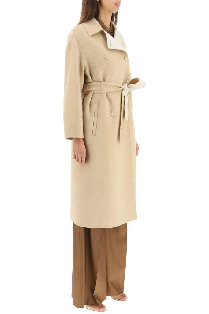 商品Max Mara|'DERNA' DOUBLE-BREASTED WOOL AND CASHMERE COAT,价格¥3944,第3张图片详细描述