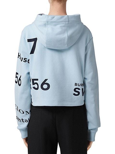 商品Burberry|Jenny Cropped Branded Hoodie,价格¥5260,第5张图片详细描述