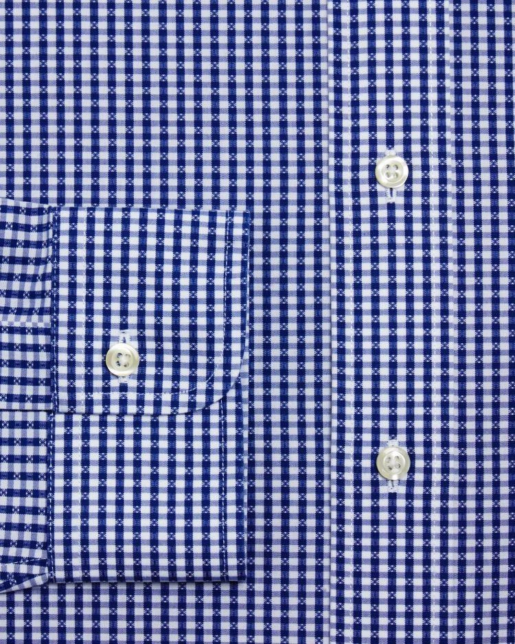 商品Brooks Brothers|Dobby Gingham Classic Fit Dress Shirt,价格¥613,第2张图片详细描述