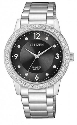 商品Citizen|Citizen Quartz Crystal Black Dial Ladies Watch EL3090-81H,价格¥671,第1张图片