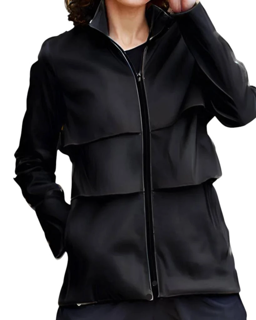 商品MYCRA PAC|Star Tiered Raincoat In Black,价格¥1556,第2张图片详细描述