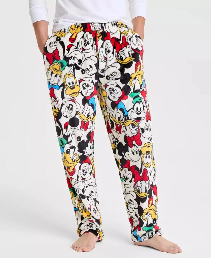 商品Disney | Macy's|Adult Mickey Mouse & Friends Plush Pajama Pants, Macy's Exclusive,价格¥258,第2张图片详细描述