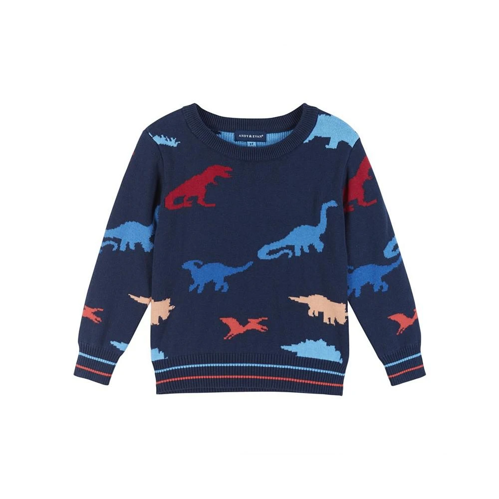 商品Andy & Evan|Toddler/Child Boys Dino Graphic Sweater,价格¥323,第1张图片