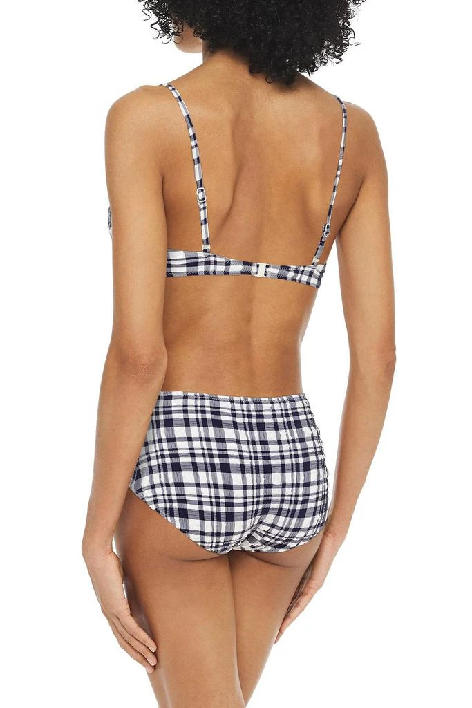 商品Solid & Striped|The Ginger gingham seersucker bikini top,价格¥218,第3张图片详细描述