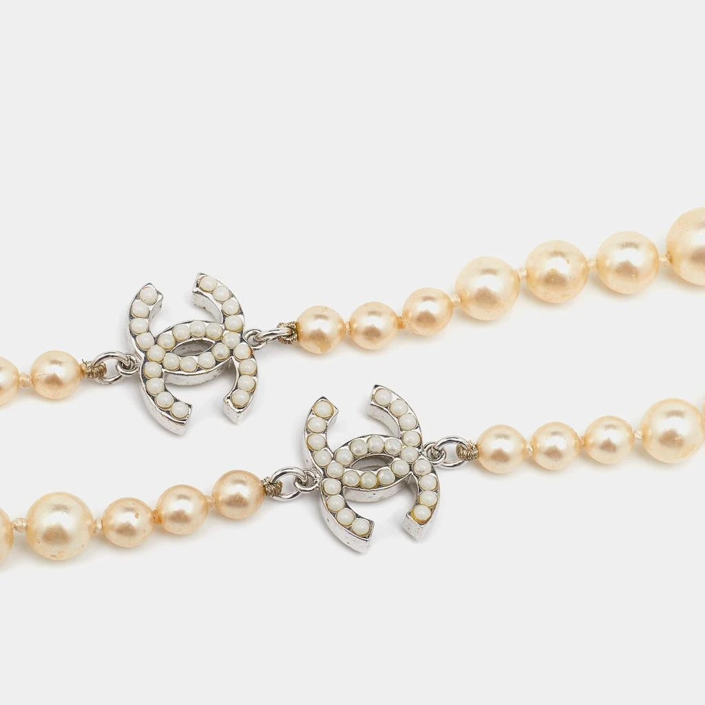 Chanel CC Faux Pearl Long Necklace 商品