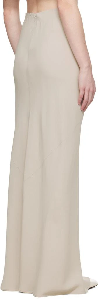 商品AMI|Beige Bias-Cut Maxi Skirt,价格¥2310,第3张图片详细描述