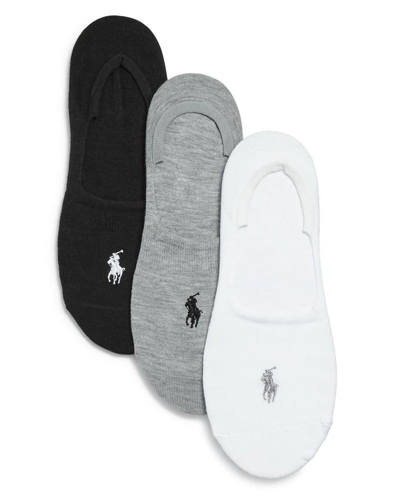 商品Ralph Lauren|Flat Knit Liner Socks, Set of 3,价格¥134,第1张图片