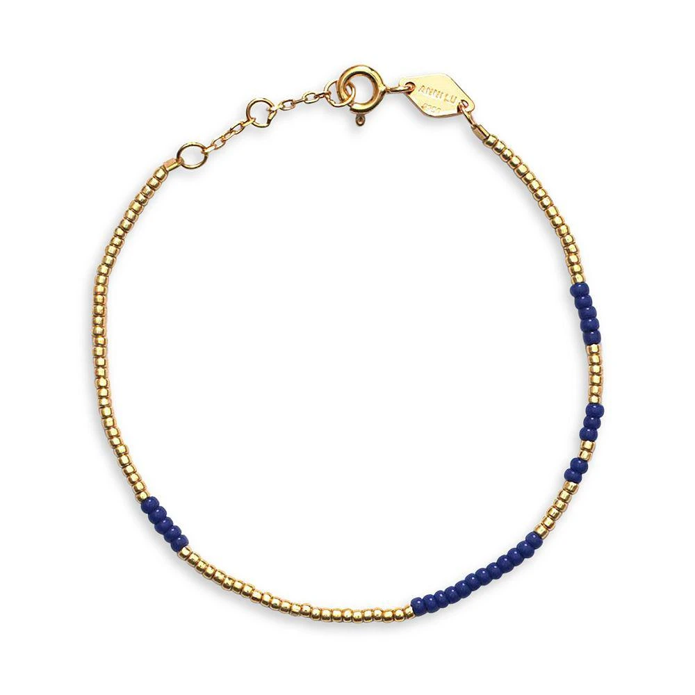 商品Anni Lu|Asym Color Beaded Flex Bracelet in 18K Gold Plated,价格¥405,第1张图片