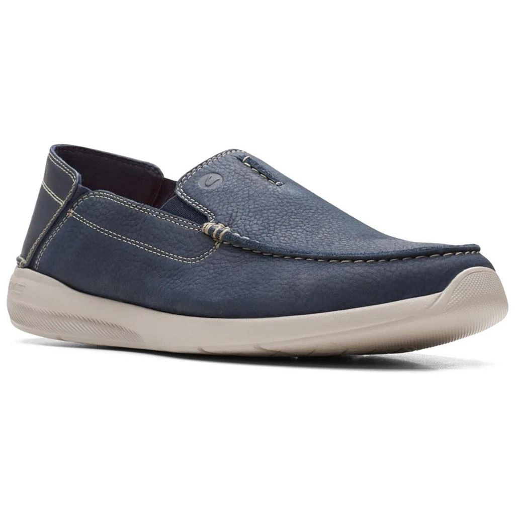 商品Clarks|Clarks Mens GORWIN STEP Comfort Insole Faux Suede Loafers,价格¥194,第1张图片