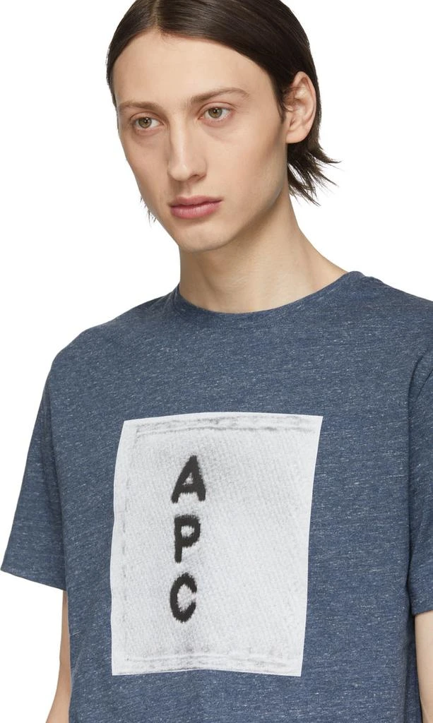商品A.P.C.|Indigo Logo T-Shirt,价格¥602,第4张图片详细描述