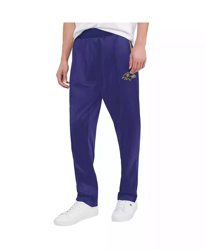 商品Tommy Hilfiger|Men's Purple Baltimore Ravens Grant Track Pants,价格¥419,第1张图片