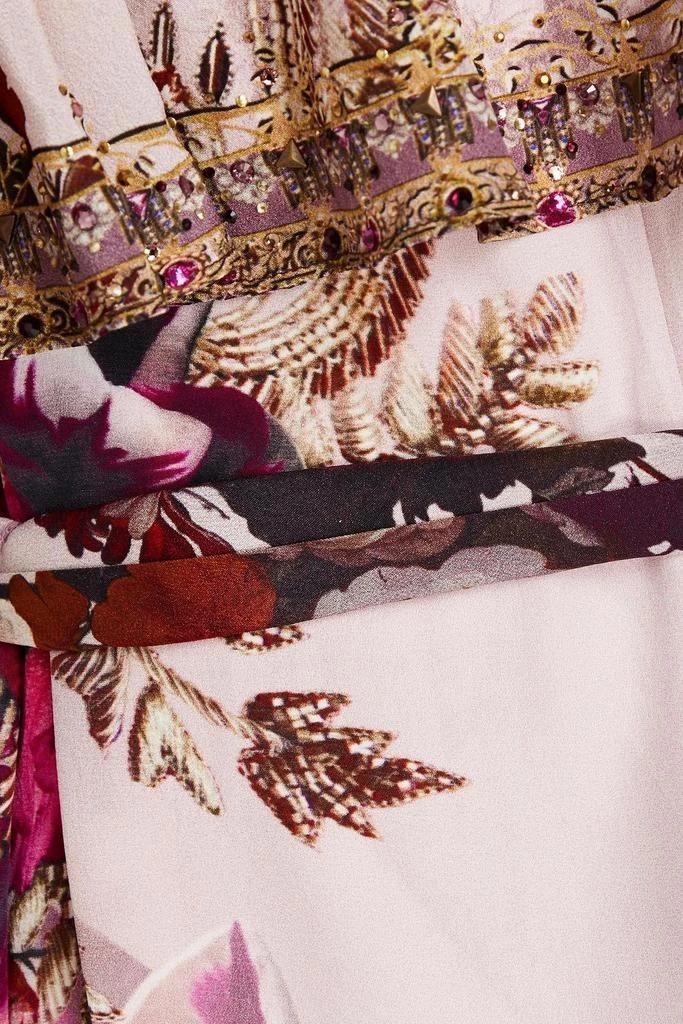 商品Camilla|Strapless printed silk crepe de chine wide-leg jumpsuit,价格¥1812,第4张图片详细描述