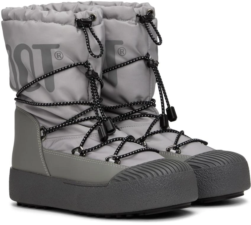 商品Moon Boot|Gray MTrack Polar Boots,价格¥1092,第4张图片详细描述