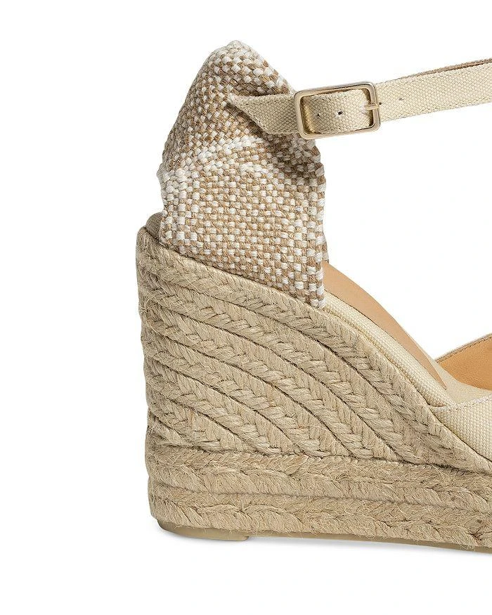 商品CASTAÑER|Women's Carol Almond Toe Espadrille Wedge Platform d'Orsay Pumps,价格¥1383,第3张图片详细描述