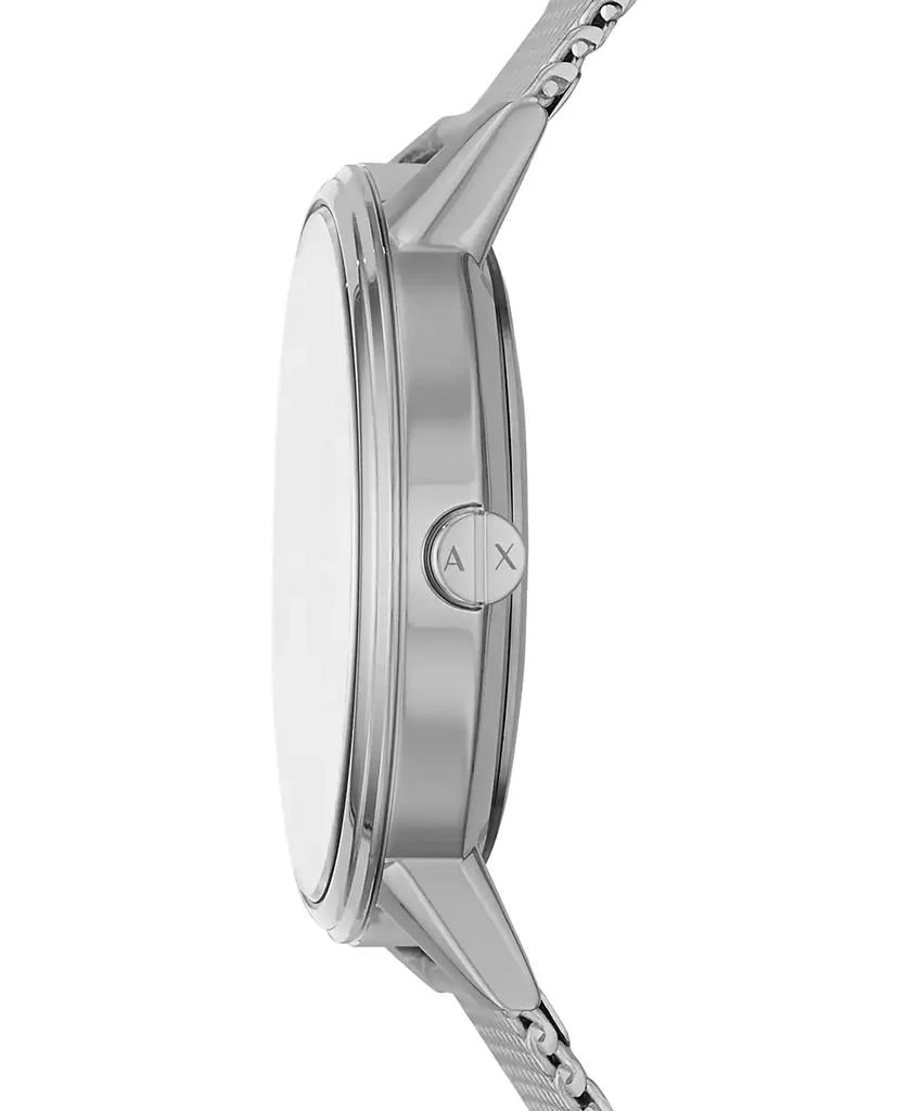 商品Armani Exchange|Men's Stainless Steel Mesh Bracelet Watch 42mm,价格¥1266,第2张图片详细描述