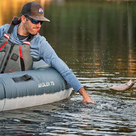 商品Aquaglide|Backwoods Angler 75 Inflatable Kayak,价格¥3106,第4张图片详细描述
