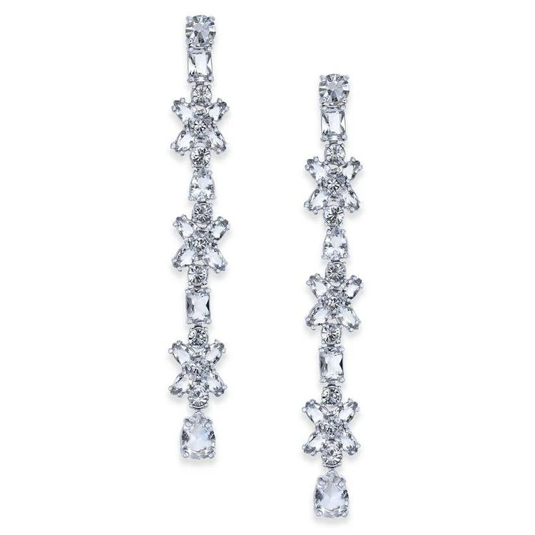 商品Kate Spade|14k Gold-Plated Crystal Cluster Linear Drop Earrings,价格¥240,第2张图片详细描述