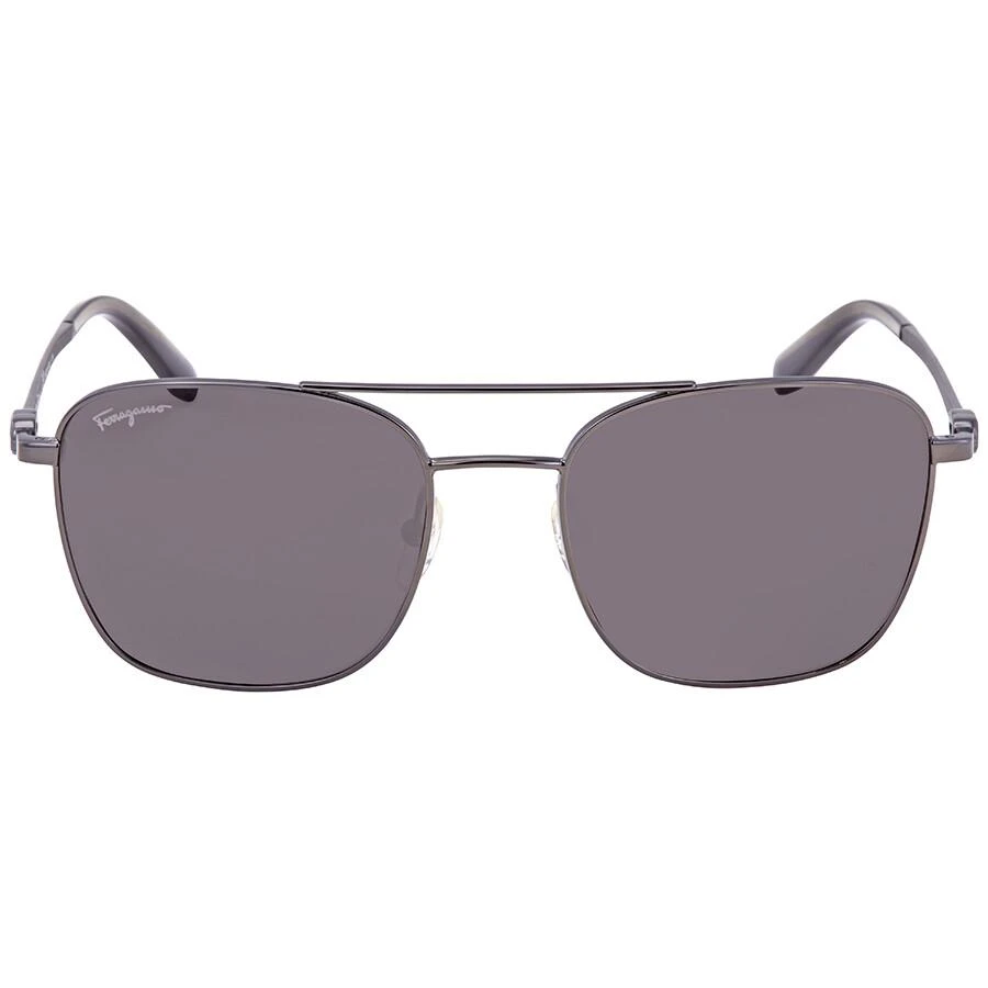 商品Salvatore Ferragamo|Salvatore Ferragamo Grey Square Men's Sunglasses SF158S 015 53,价格¥444,第1张图片