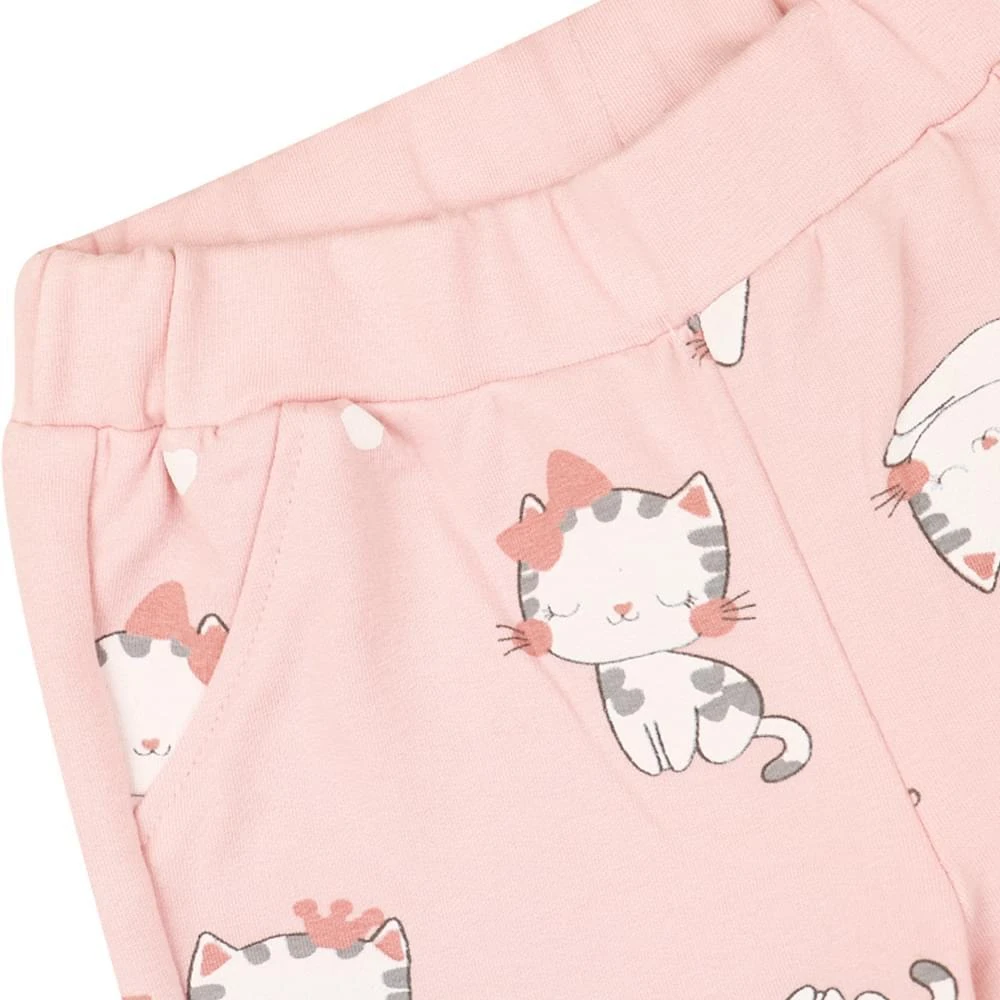 Pink & Grey 3 Piece Cat Print Tracksuit 商品