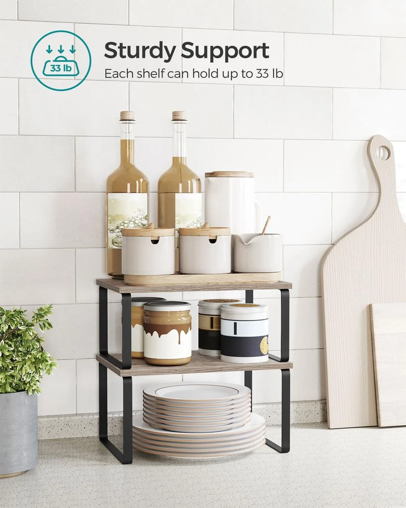 商品BreeBe|Set of 2 Kitchen Counter Shelves,价格¥508,第2张图片详细描述