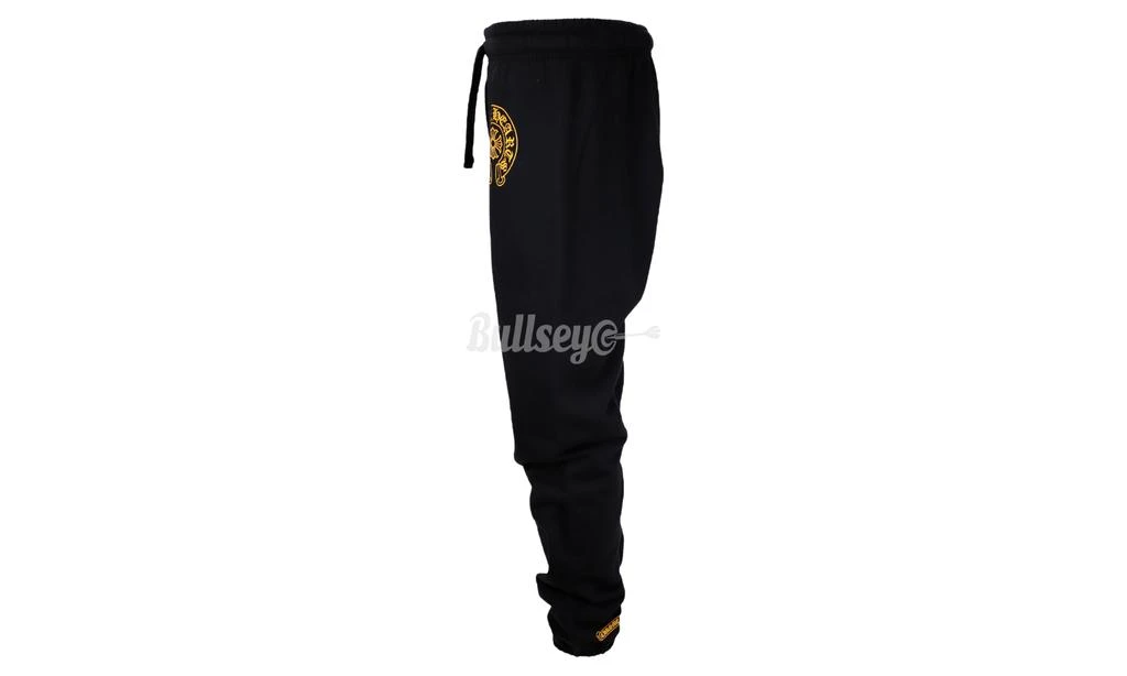 商品Chrome Hearts|Chrome Hearts Online Exclusive Black/Yellow Sweatpants,价格¥5675,第2张图片详细描述