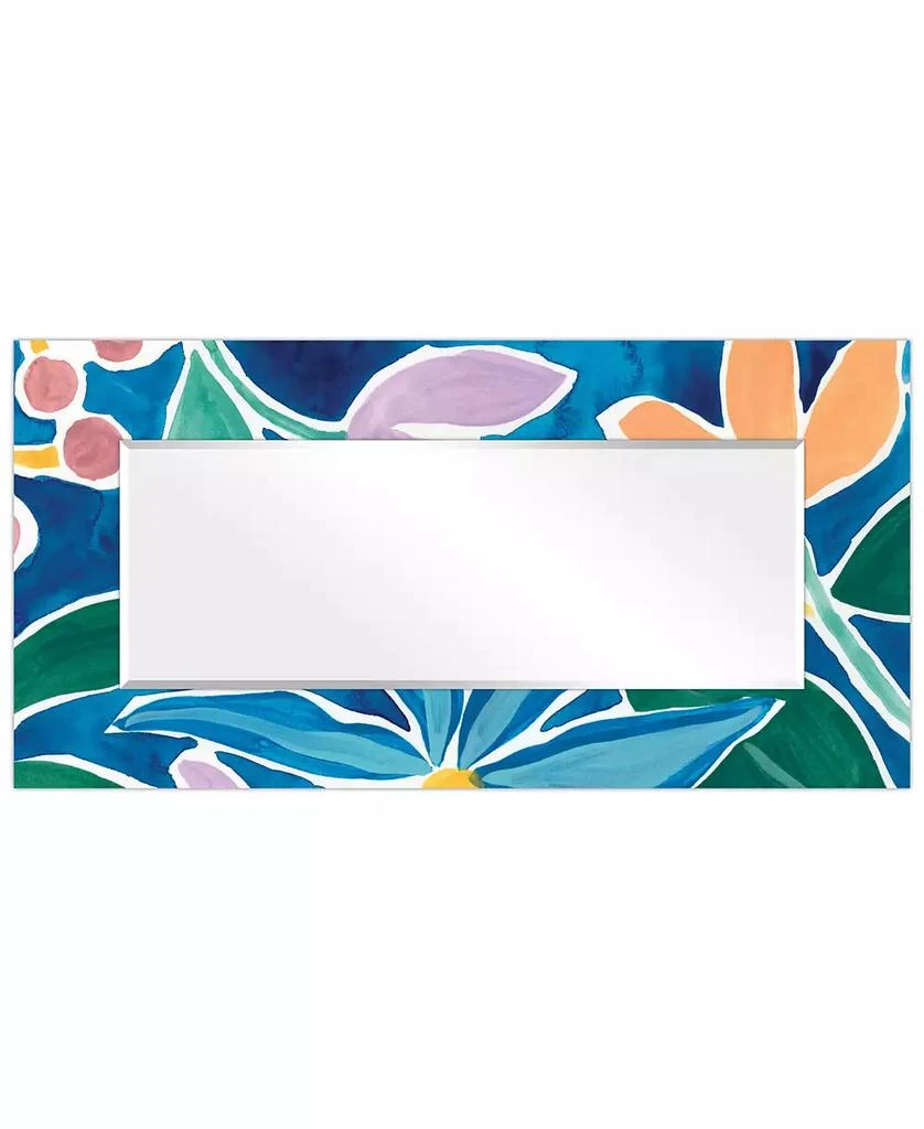 商品Empire Art Direct|"Tiki Square" Rectangular Beveled Mirror on Free Floating Printed Tempered Art Glass, 72" x 36" x 0.4",价格¥4205,第3张图片详细描述