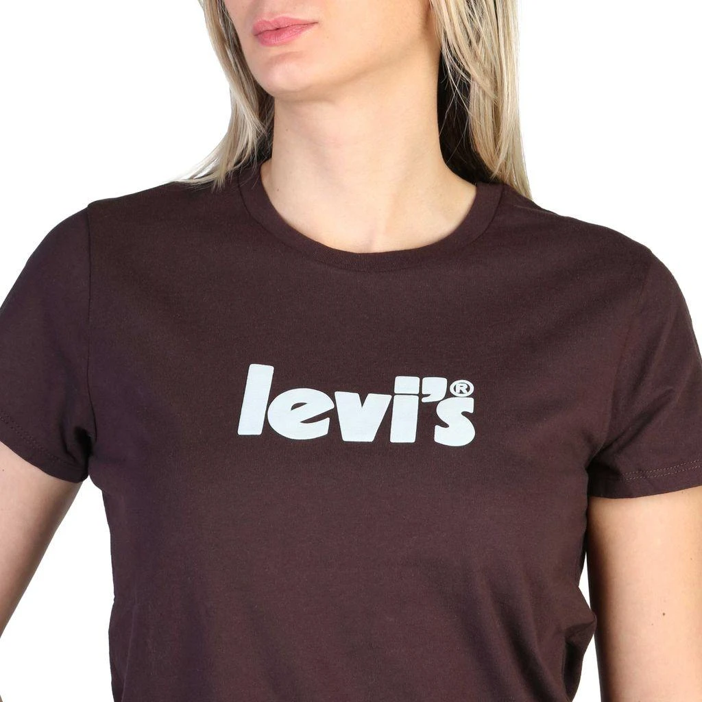 商品Levi's|T-shirts Brown Women,价格¥147,第3张图片详细描述