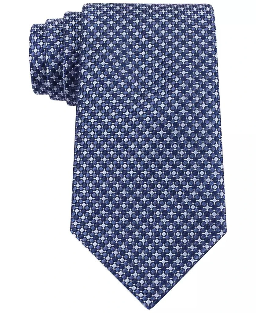 商品Tommy Hilfiger|Men's Micro-Pattern Neat Silk Tie,价格¥358,第1张图片