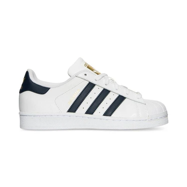 商品Adidas|Boys' Superstar Casual Sneakers from Finish Line,价格¥195,第3张图片详细描述