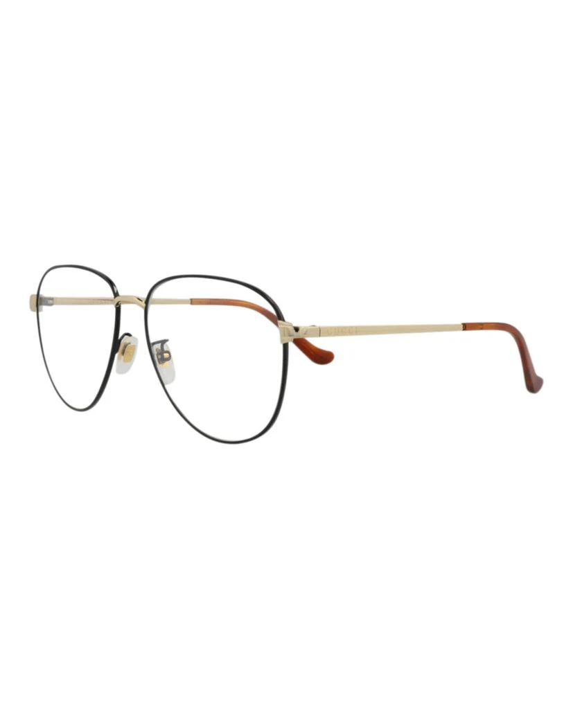 商品Gucci|Aviator-Frame Metal Optical Frames,价格¥1141,第2张图片详细描述