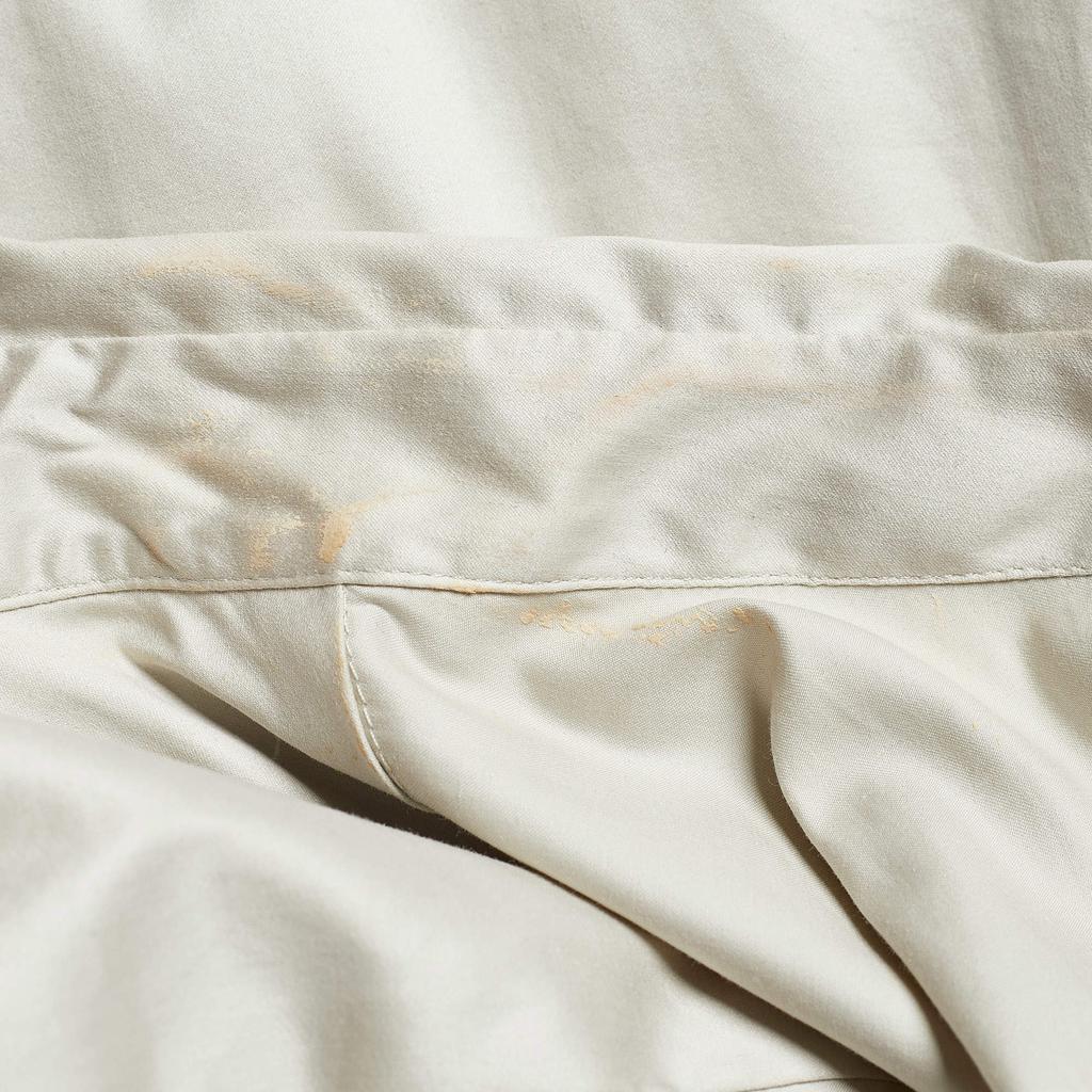 商品[二手商品] Prada|Prada Beige Cotton Gathered Hem Mini Shirt Dress L,价格¥6079,第6张图片详细描述