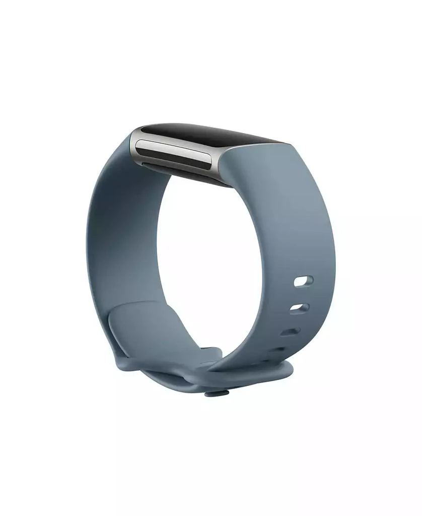 商品Fitbit|Charge 5 Blue Silicone Band Fitness and Health Tracker,价格¥1116,第2张图片详细描述